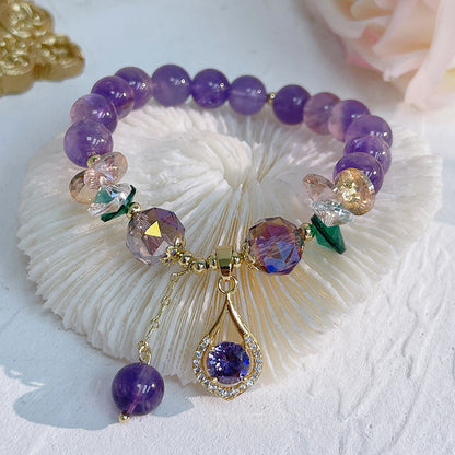 HEALING AMETHYST BRACELET (ADJUSTABLE)