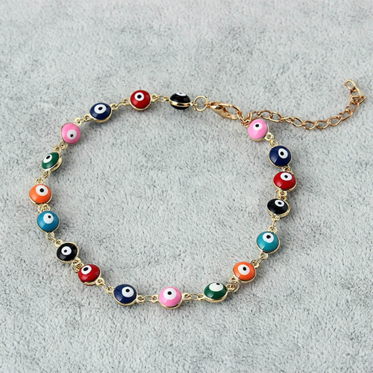 Evil eye bracelet adjustable Clearance