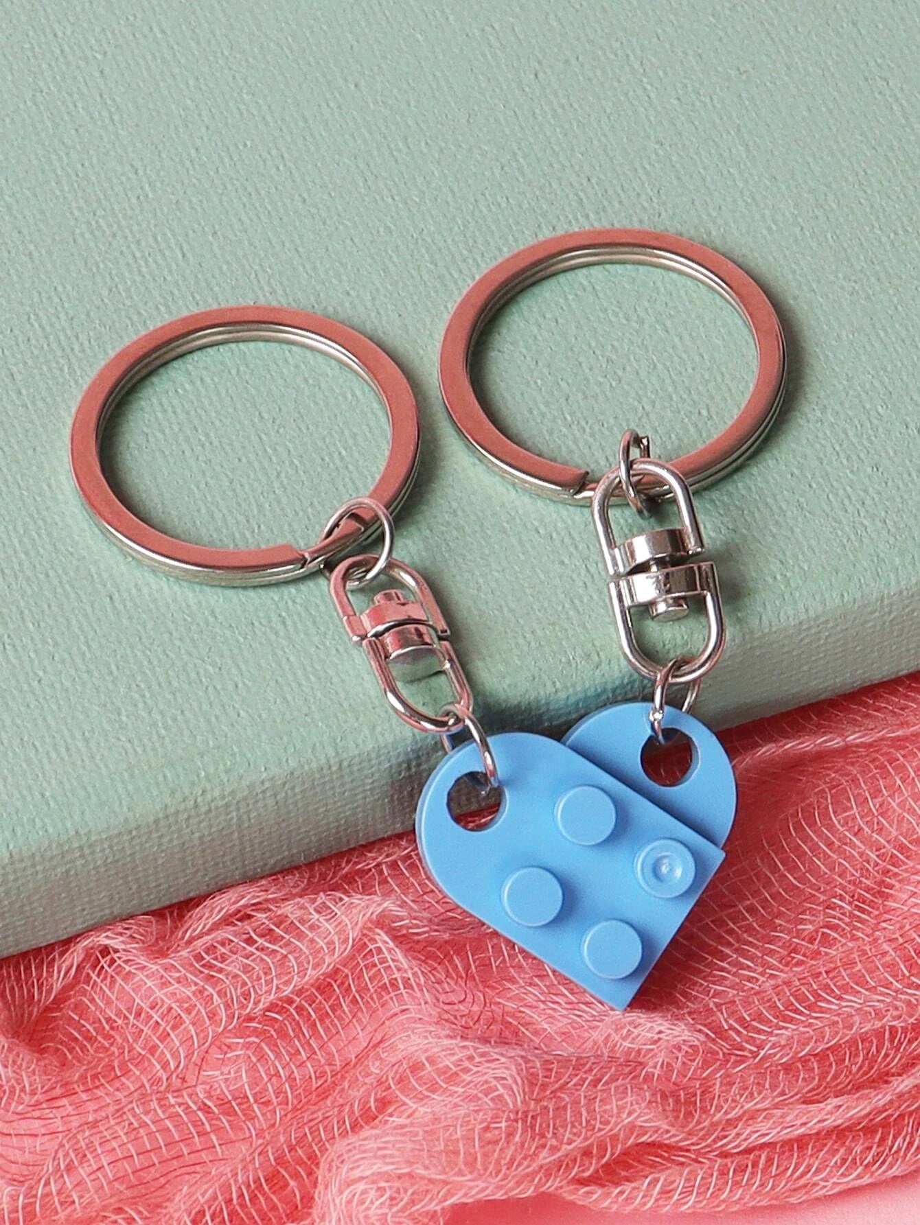 FRIENDSHIP HEART KEYCHAIN SET