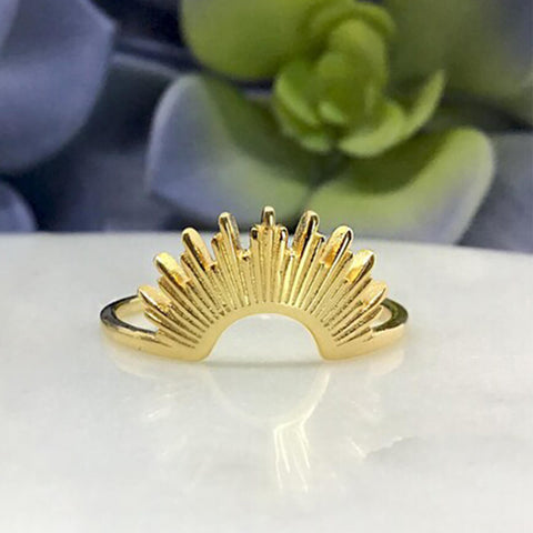 RISING SUN RING (ADJUSTABLE)