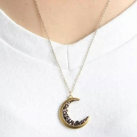 CRYSTAL MOON NECKLACE
