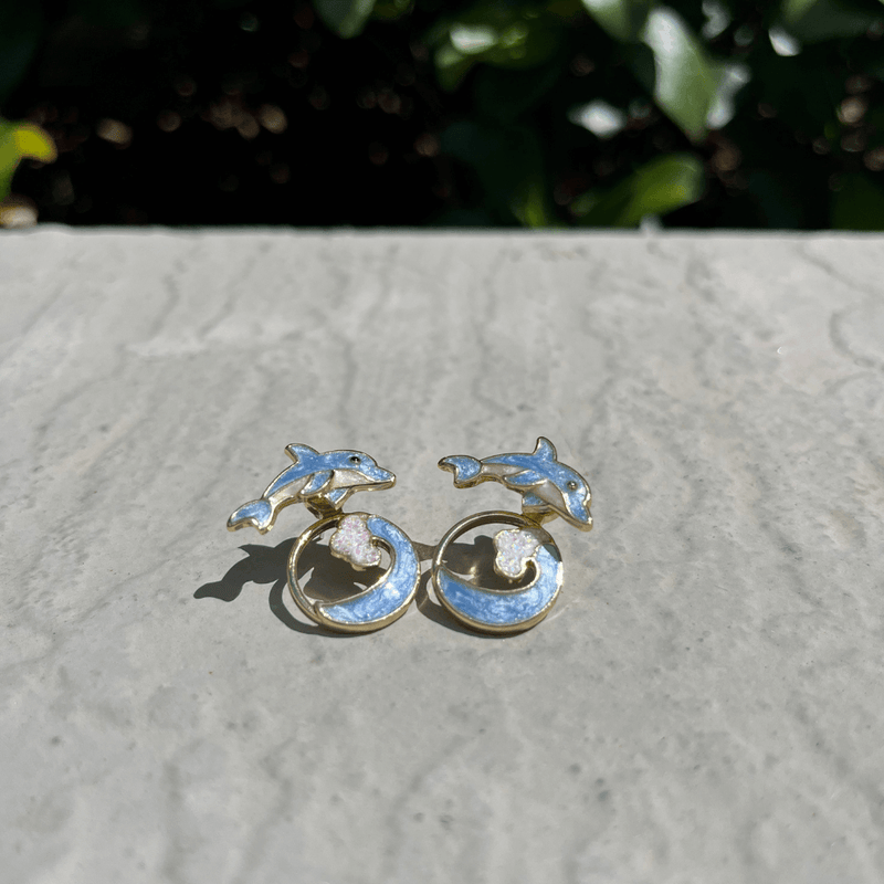 Alamea Silver Dolphin Earrings 001-630-04028 Saint Augustine | Blue Water  Jewelers | Saint Augustine, FL