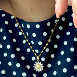 FLOWER CHARM NECKLACE