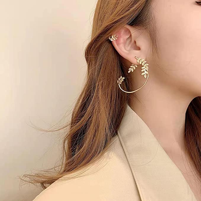 LEAF EAR CUFFS (PAIR)