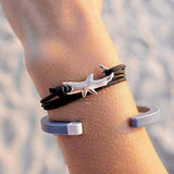 GREAT WHITE SHARK BRACELET (ADJUSTABLE)