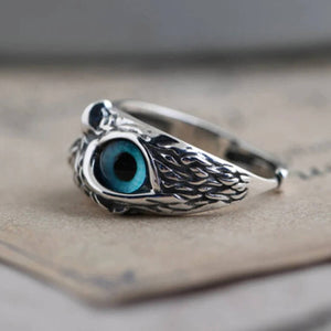 Adjustable Owl Eye Ring
