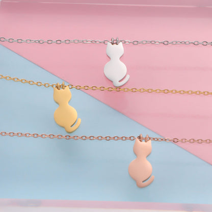 DAINTY CAT NECKLACE