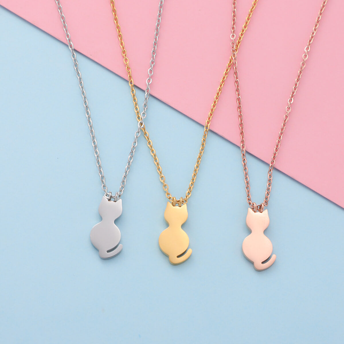 DAINTY CAT NECKLACE