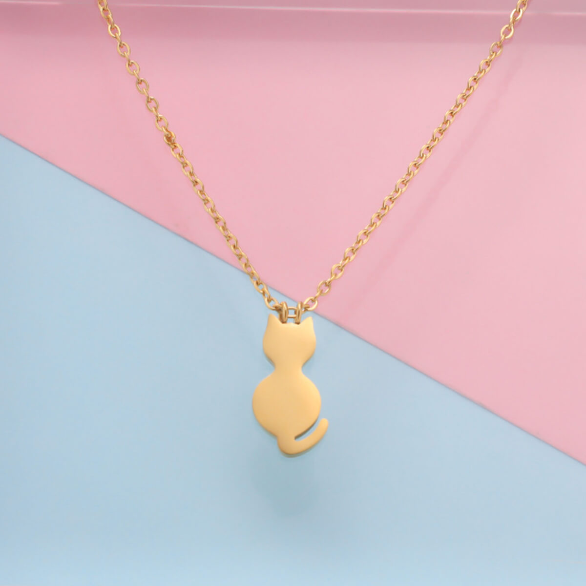 DAINTY CAT NECKLACE