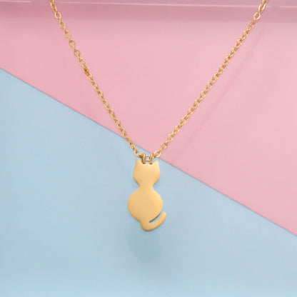 DAINTY CAT NECKLACE