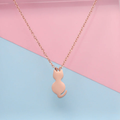 DAINTY CAT NECKLACE