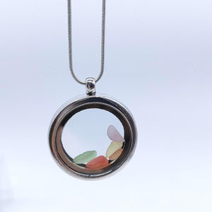 Floating Sea Glass Necklace
