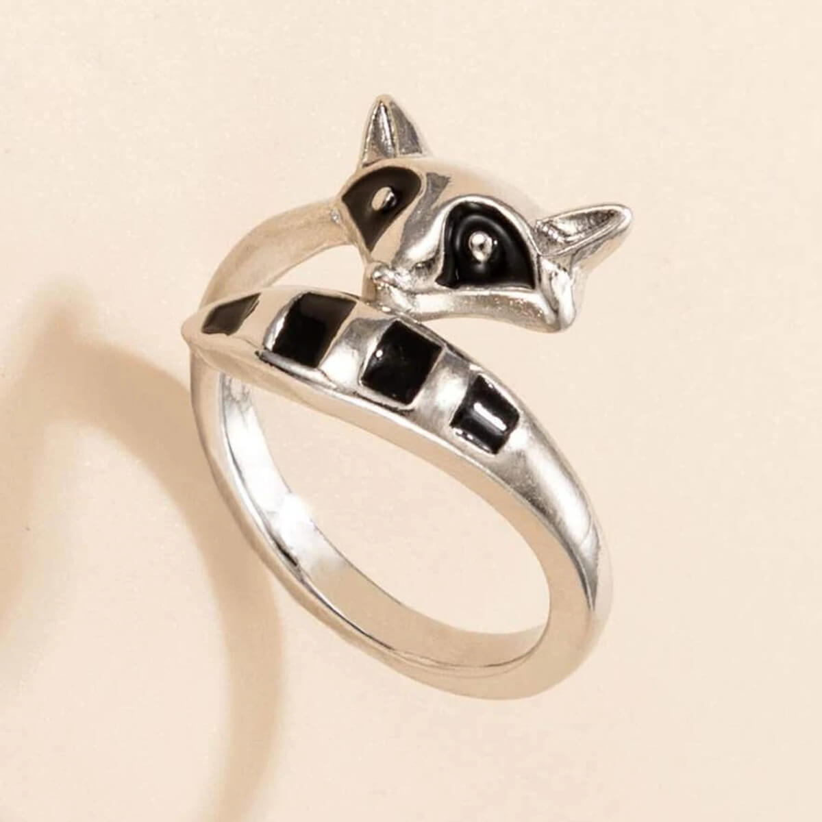 Adjustable Raccoon Ring