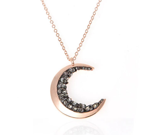 CRYSTAL MOON NECKLACE