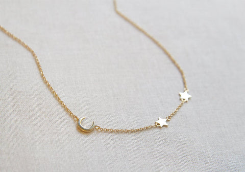 MOON & STAR NECKLACE