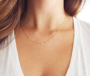 MOON & STAR NECKLACE