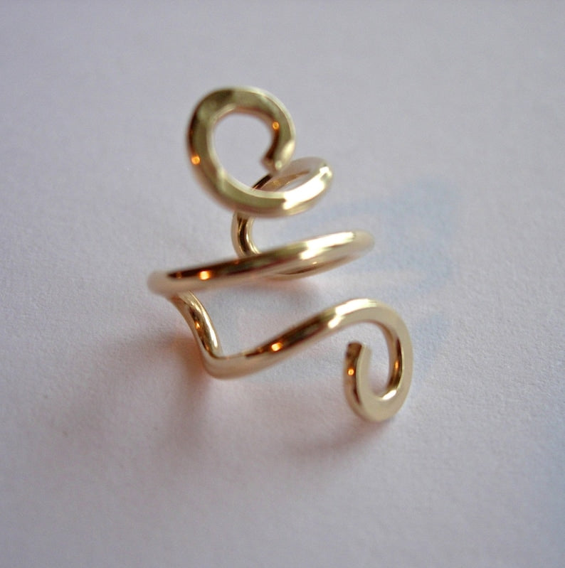 GOLD EAR CUFFS