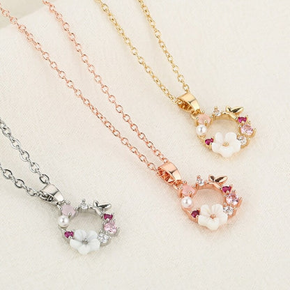 FLOWER GARLAND NECKLACE